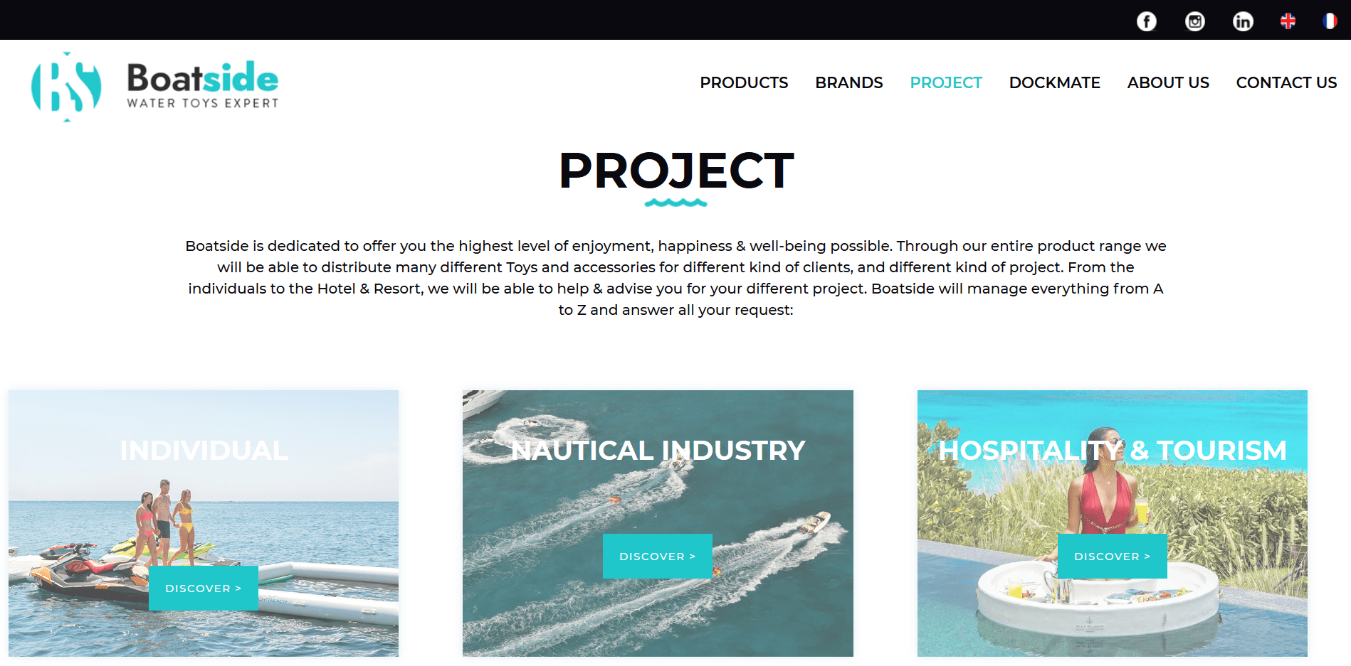 Logiciel Bateau - Boatside - Website