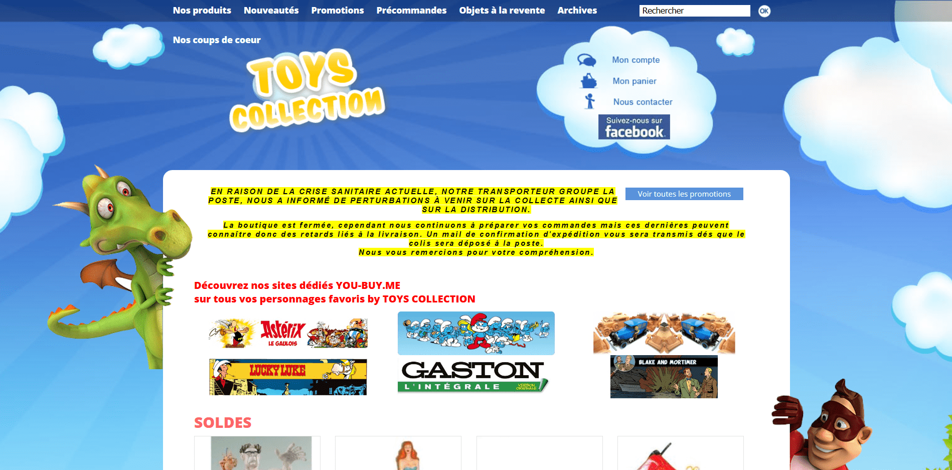 Toys Collection - Site E-Commerce